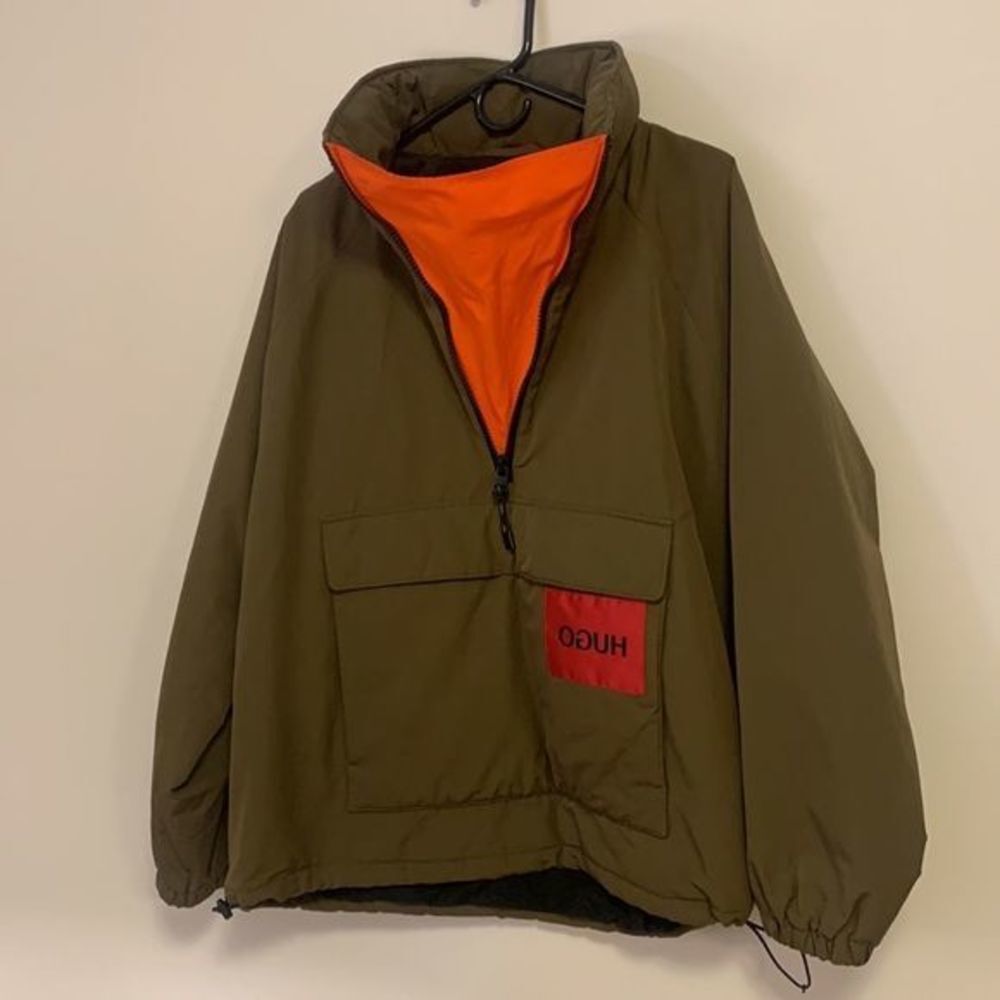 Hugo Boss Reversed Logo Pullover Jacket - Picture 3 of 11